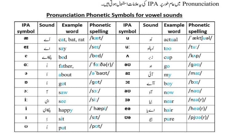 Use of dictionary for pronunciation explained in Urdu